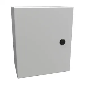 HAMMOND EN4SD12106LG Enclosure, 12 x 10 x 6 Inch Size, Wall Mount, Carbon Steel, Ral 7035 Light Gray | CV7KFF