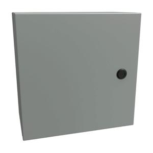 HAMMOND EN4SD12126GY Enclosure, 12 x 12 x 6 Inch Size, Wall Mount, Carbon Steel, Ansi 61 Gray | CV7KFG