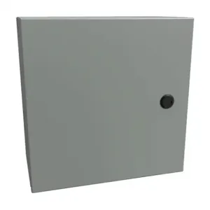 HAMMOND EN4SD12126GY Enclosure, 12 x 12 x 6 Inch Size, Wall Mount, Carbon Steel, Ansi 61 Gray | CV7KFG