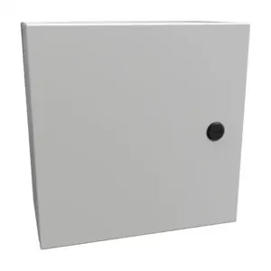 HAMMOND EN4SD12126LG Enclosure, 12 x 12 x 6 Inch Size, Wall Mount, Carbon Steel, Ral 7035 Light Gray | CV7KFH