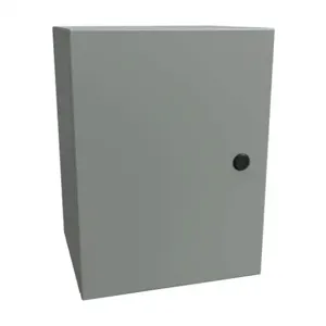 HAMMOND EN4SD161210GY Enclosure, 16 x 12 x 10 Inch Size, Wall Mount, Carbon Steel, Ansi 61 Gray | CV7KFR