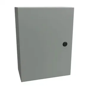 HAMMOND EN4SD16126GY Enclosure, 16 x 12 x 6 Inch Size, Wall Mount, Carbon Steel, Ansi 61 Gray | CV7KFX