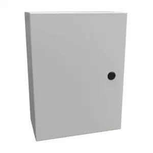 HAMMOND EN4SD16126LG Enclosure, 16 x 12 x 6 Inch Size, Wall Mount, Carbon Steel, Ral 7035 Light Gray | CV7KFY