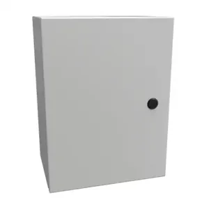 HAMMOND EN4SD16128LG Enclosure, 16 x 12 x 8 Inch Size, Wall Mount, Carbon Steel, Ral 7035 Light Gray | CV7KGF