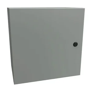 HAMMOND EN4SD161610GY Enclosure, 16 x 16 x 10 Inch Size, Wall Mount, Carbon Steel, Ansi 61 Gray | CV7KGL