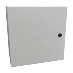 HAMMOND EN4SD161610LG Enclosure, 16 x 16 x 10 Inch Size, Wall Mount, Carbon Steel, Ral 7035 Light Gray | CV7KGM