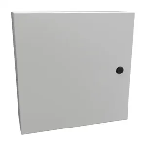 HAMMOND EN4SD16166LG Enclosure, 16 x 16 x 6 Inch Size, Wall Mount, Carbon Steel, Ral 7035 Light Gray | CV7KGR