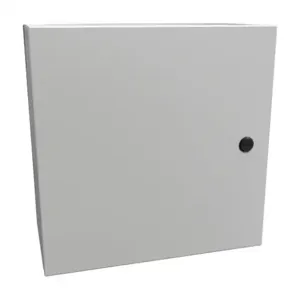 HAMMOND EN4SD16168LG Enclosure, 16 x 16 x 8 Inch Size, Wall Mount, Carbon Steel, Ral 7035 Light Gray | CV7KGW