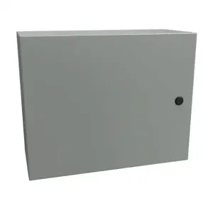 HAMMOND EN4SD16208GY Enclosure, 16 x 20 x 8 Inch Size, Wall Mount, Carbon Steel, Ansi 61 Gray | CV7KHG