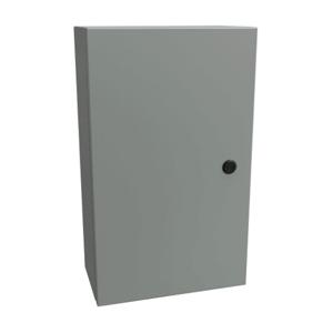 HAMMOND EN4SD20126GY Enclosure, 20 x 12 x 6 Inch Size, Wall Mount, Carbon Steel, Ansi 61 Gray | CV7KHL