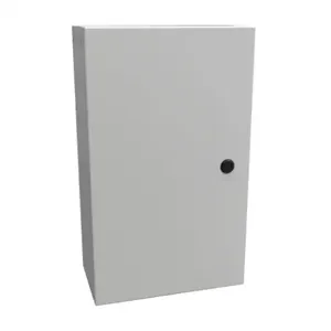 HAMMOND EN4SD20126LG Enclosure, 20 x 12 x 6 Inch Size, Wall Mount, Carbon Steel, Ral 7035 Light Gray | CV7KHM