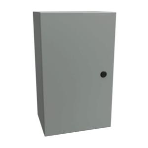 HAMMOND EN4SD20128GY Enclosure, 20 x 12 x 8 Inch Size, Wall Mount, Carbon Steel, Ansi 61 Gray | CV7KHN