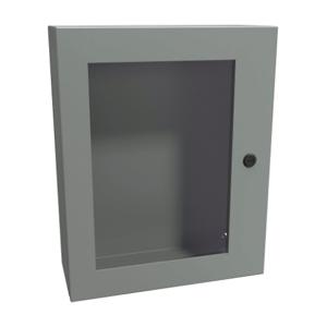 HAMMOND EN4SD20166WGY Enclosure, 20 x 16 x 6 Inch Size, Wall Mount, Carbon Steel, Ansi 61 Gray | CV7KJC