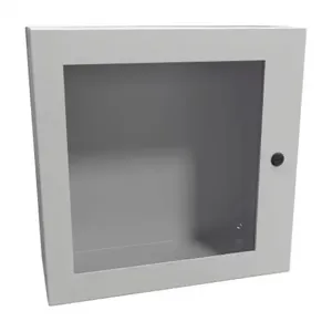 HAMMOND EN4SD20208WLG Enclosure, 20 x 20 x 8 Inch Size, Wall Mount, Carbon Steel, Ral 7035 Light Gray | CV7KKP