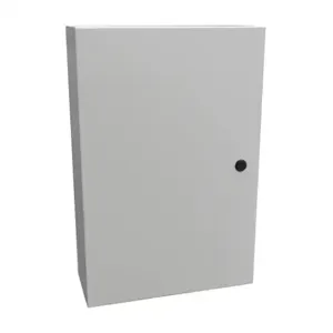 HAMMOND EN4SD24166LG Enclosure, 24 x 16 x 6 Inch Size, Wall Mount, Carbon Steel, Ral 7035 Light Gray | CV7KLN