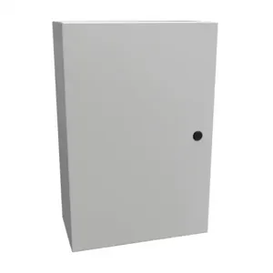 HAMMOND EN4SD24168LG Enclosure, 24 x 16 x 8 Inch Size, Wall Mount, Carbon Steel, Ral 7035 Light Gray | CV7KLQ