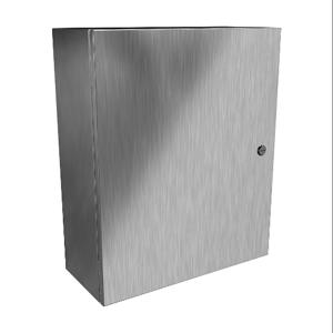 HAMMOND EN4SD24208SS Enclosure, 24 x 20 x 8 Inch Size, Wall Mount, 304 Stainless Steel, #4 Brush Finish | CV7KMQ