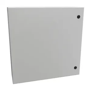 HAMMOND EN4SD24246LG Enclosure, 24 x 24 x 6 Inch Size, Wall Mount, Carbon Steel, Ral 7035 Light Gray | CV7KNT