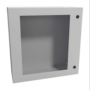 HAMMOND EN4SD24248WLG Enclosure, 24 x 24 x 8 Inch Size, Wall Mount, Carbon Steel, Ral 7035 Light Gray | CV7KPC