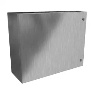 HAMMOND EN4SD243010SS Enclosure, 24 x 30 x 10 Inch Size, Wall Mount, 304 Stainless Steel, #4 Brush Finish | CV7KPH