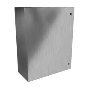 HAMMOND EN4SD302410SS Enclosure, 30 x 24 x 10 Inch Size, Wall Mount, 304 Stainless Steel, #4 Brush Finish | CV7KQJ