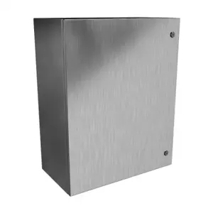 HAMMOND EN4SD302412S16 Enclosure, 30 x 24 x 12 Inch Size, Wall Mount, 316 Stainless Steel, #4 Brush Finish | CV7KQN