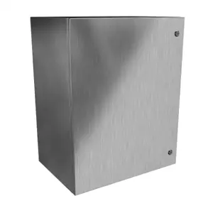 HAMMOND EN4SD302416SS Enclosure, 30 x 24 x 16 Inch Size, Wall Mount, 304 Stainless Steel, #4 Brush Finish | CV7KQW