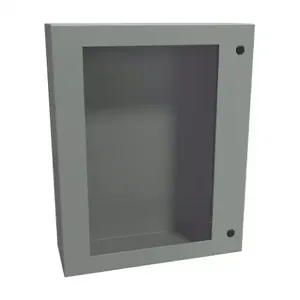 HAMMOND EN4SD30248WGY Enclosure, 30 x 24 x 8 Inch Size, Wall Mount, Carbon Steel, Ansi 61 Gray | CV7KRL