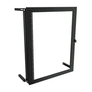 HAMMOND ESF3024 Rack Mounting Swing Frame, Carbon Steel, Black, Powder Coat Finish | CV7MRH