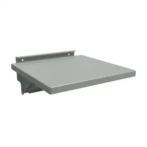 HAMMOND FDS1212GY Enclosure Folding Shelf, 12 x 12 Inch Size, Carbon Steel, Ansi 61 Gray | CV7ZDY