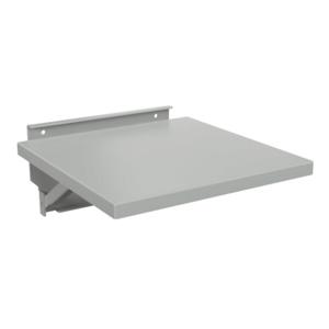 HAMMOND FDS1212LG Enclosure Folding Shelf, 12 x 12 Inch Size, Carbon Steel, Ral 7035 Light Gray | CV7ZDZ