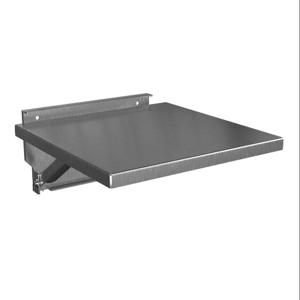 HAMMOND FDS1212S16 Enclosure Folding Shelf, 12 x 12 Inch Size, 316 Stainless Steel, #4 Brush Finish | CV7ZEA