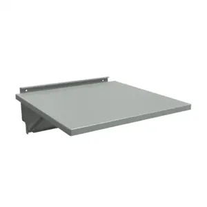 HAMMOND FDS1818GY Enclosure Folding Shelf, 18 x 18 Inch Size, Carbon Steel, Ansi 61 Gray | CV7ZEB