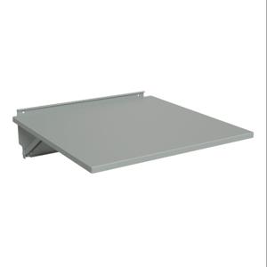 HAMMOND FDS2424GY Enclosure Folding Shelf, 24 x 24 Inch Size, Carbon Steel, Ansi 61 Gray | CV7ZEE