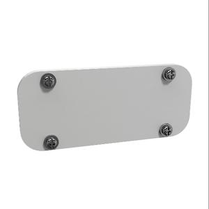 HAMMOND GP063LG Enclosure Gland Plate, 6 x 3 Inch Size, Carbon Steel, Ral 7035 Light Gray | CV7VFB