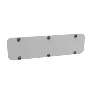 HAMMOND GP134LG Enclosure Gland Plate, 13 x 4 Inch Size, Carbon Steel, Ral 7035 Light Gray | CV7VFD