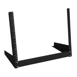 HAMMOND HDR8UBK Desktop Rack, 19 Inch Rack Width, 195Lb Capacity, Carbon Steel, Black | CV7WWL