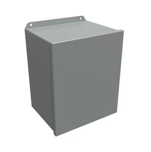 HAMMOND HJ12108HLP Enclosure, 12 x 10 x 8 Inch Size, Wall Mount, Carbon Steel, Ansi 61 Gray | CV7KWG