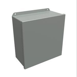 HAMMOND HJ12126HLP Enclosure, 12 x 12 x 6 Inch Size, Wall Mount, Carbon Steel, Ansi 61 Gray | CV7KWH