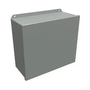 HAMMOND HJ12146HLP Enclosure, 12 x 14 x 6 Inch Size, Wall Mount, Carbon Steel, Ansi 61 Gray | CV7KWJ