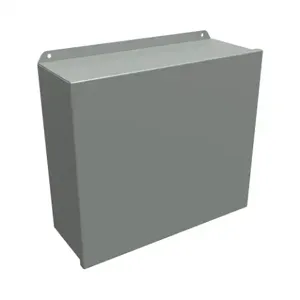 HAMMOND HJ14166HLP Enclosure, 14 x 16 x 6 Inch Size, Wall Mount, Carbon Steel, Ansi 61 Gray | CV7KWQ