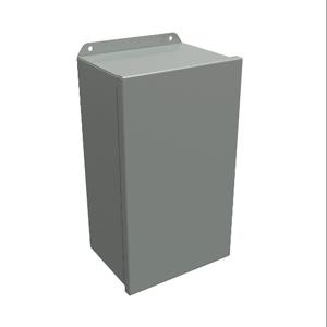 HAMMOND HJ1486HLP Enclosure, 14 x 8 x 6 Inch Size, Wall Mount, Carbon Steel, Ansi 61 Gray | CV7KWR