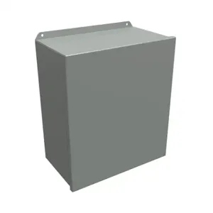 HAMMOND HJ16148HLP Enclosure, 16 x 14 x 8 Inch Size, Wall Mount, Carbon Steel, Ansi 61 Gray | CV7KWY