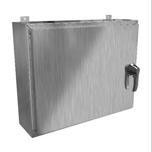 HAMMOND HW24308S16HK Enclosure, 24 x 30 x 8 Inch Size, Wall Mount, 316 Stainless Steel, #4 Brush Finish | CV7KYX