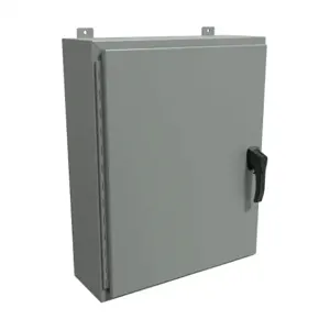 HAMMOND HW30248GYHK Enclosure, 30 x 24 x 8 Inch Size, Wall Mount, Carbon Steel, Ansi 61 Gray | CV7KZM