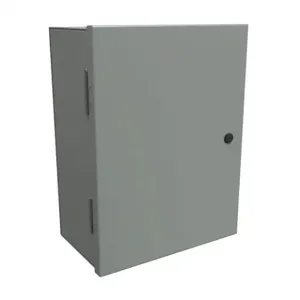 HAMMOND N1A16127 Enclosure, 16 x 12 x 7 Inch Size, Wall Mount, Carbon Steel, Ansi 61 Gray | CV7LEE