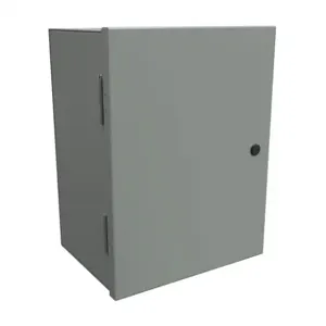 HAMMOND N1A16129 Enclosure, 16 x 12 x 9 Inch Size, Wall Mount, Carbon Steel, Ansi 61 Gray | CV7LEF