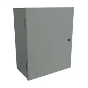 HAMMOND N1A20169 Enclosure, 20 x 16 x 9 Inch Size, Wall Mount, Carbon Steel, Ansi 61 Gray | CV7LEK