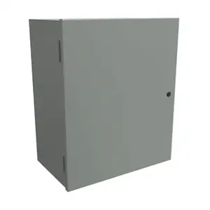 HAMMOND N1A242012 Enclosure, 24 x 20 x 12 Inch Size, Wall Mount, Carbon Steel, Ansi 61 Gray | CV7LEQ