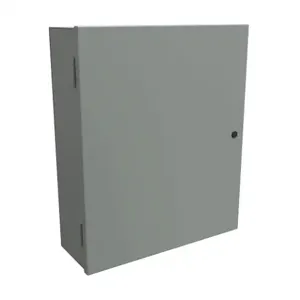 HAMMOND N1A24207 Enclosure, 24 x 20 x 7 Inch Size, Wall Mount, Carbon Steel, Ansi 61 Gray | CV7LER